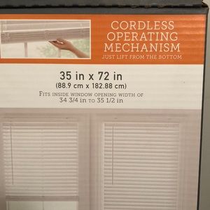 New Cordless 2 inch faux wood blinds